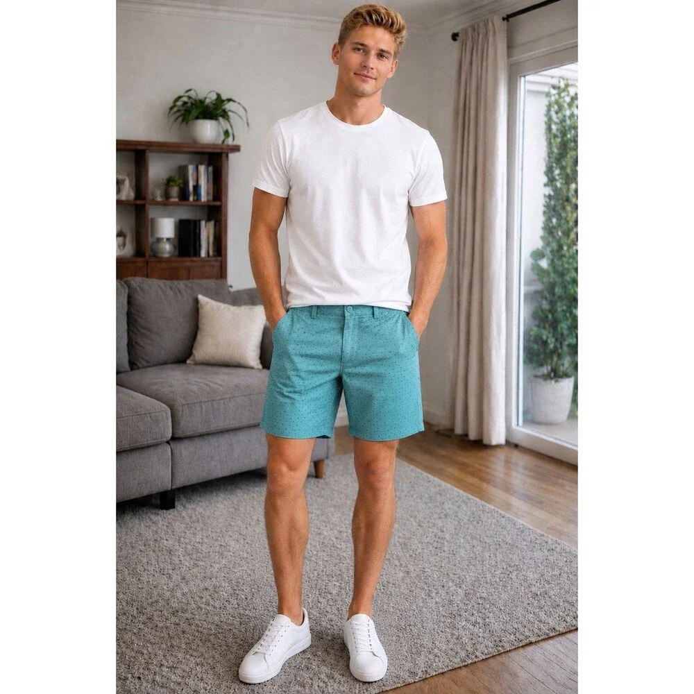 Lululemon The Works Chino Green Cross Print 9